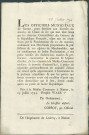 Annonce des officiers municipaux de Namur réquistionnant "les cloux de fer". Inventaire à fournir à la demande du 22 juillet 1794 des commissaires des guerres de la République. Rappel aux marchands et propriétaires de cette marchandise. Signé Coppoy.
