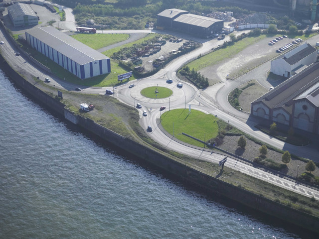 Seraing. Ougrée. Vues aériennes.