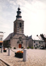 Couvin. Mariembourg. Place Marie de Hongrie. Eglise Sainte-Madelinaine.