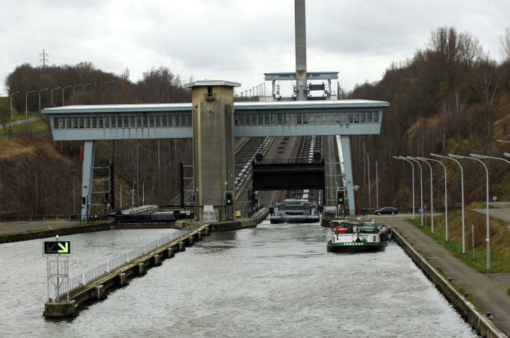 Braine-le-Comte. Travaux au plan incliné de Ronquières.