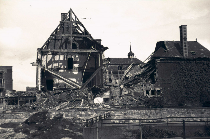 Liège. Destruction de l'abbaye du Val Benoît.