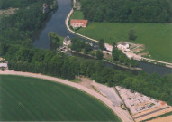 Fontaine-l'Evêque. Leernes. Barrage-écluse 7, Trou Aulne.