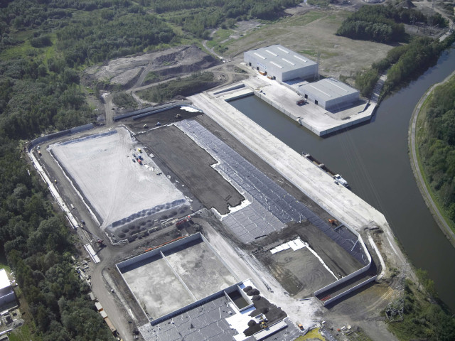 Farciennes. Vues aériennes.