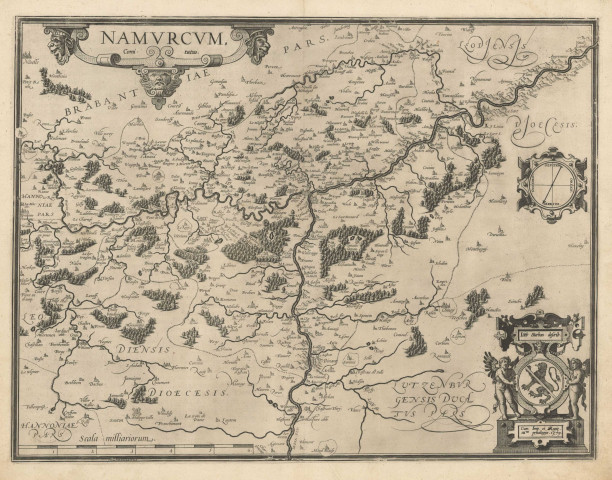 Namurcum, Comitatus. Joes Surhon describ. Cum Imp. Regie. Mtis privilegs. 1579.