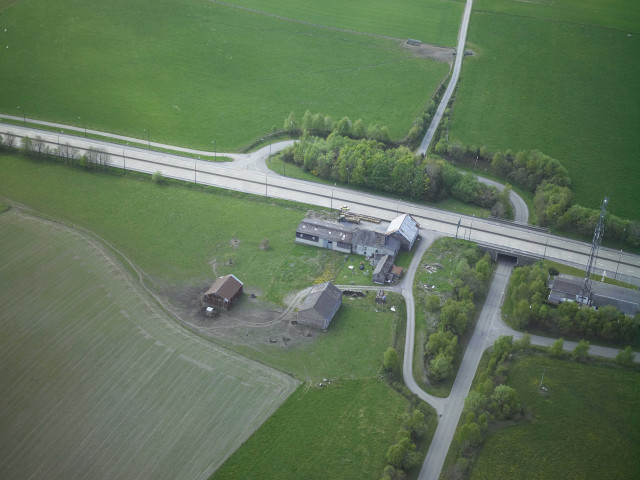 Sainte-Ode. Tillet. N4. Echangeur de Flamierge.