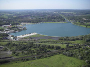 Mons. Nimy. Lac du Grand-Large. Port de plaisance.