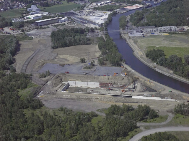 Farciennes. Vues aériennes.