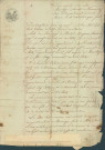 Copie de l'acte de mariage de Michel Mayence et de Hendele Cahen.