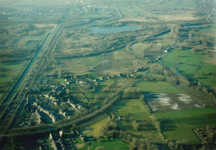 Saint-Ghislain. Baudour. Centre d'enfouissement de produits de dragage.