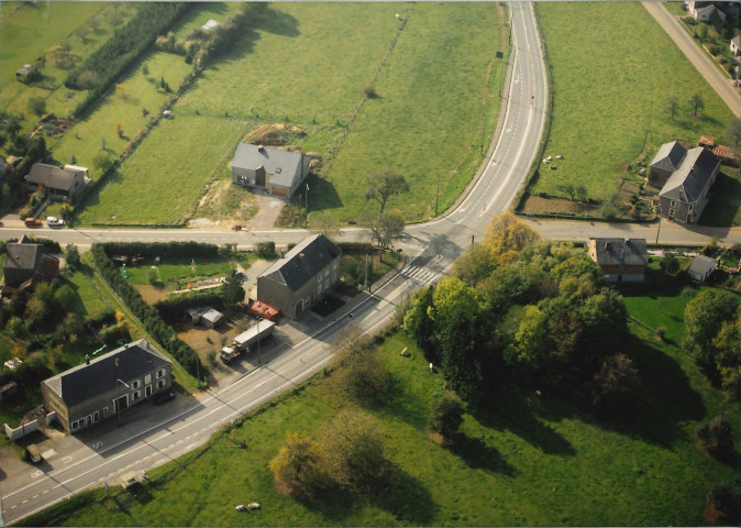 Aubange. Aix-Sur-Cloix. Carrefour sur la RN 88.