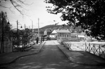 Landelies. Pont sur le déversoir de la Sambre.