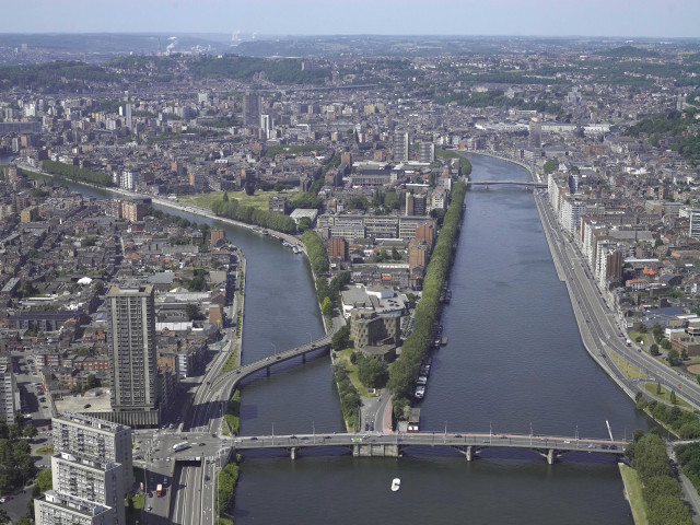Liège. Bressoux et Droixhe. Vues aériennes.