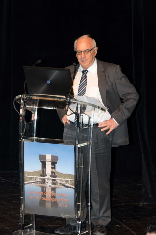 Namur. Palais des Congrès. Conférence sur les ouvrages d'art.