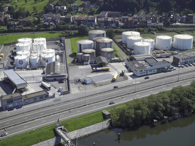 Liège. Wandre. Port autonome de Liège. Vues aériennes.