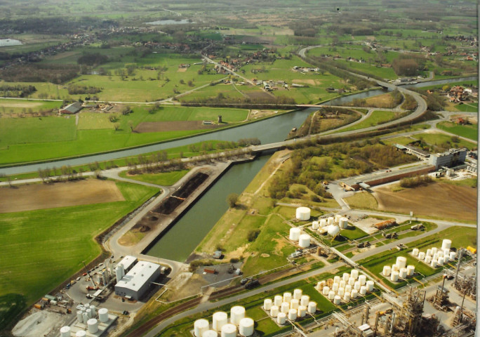 Saint-Ghislain. Zoning industriel de Tertre, Hautrage et Villerot.