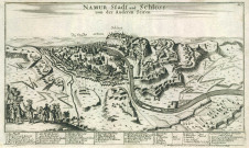 Namur Stadt und Schloss von der Anderen Seiten 113
G. Bodenehr fecit et excudit cum Gratia et Privil. Sac. Caes. Maij.