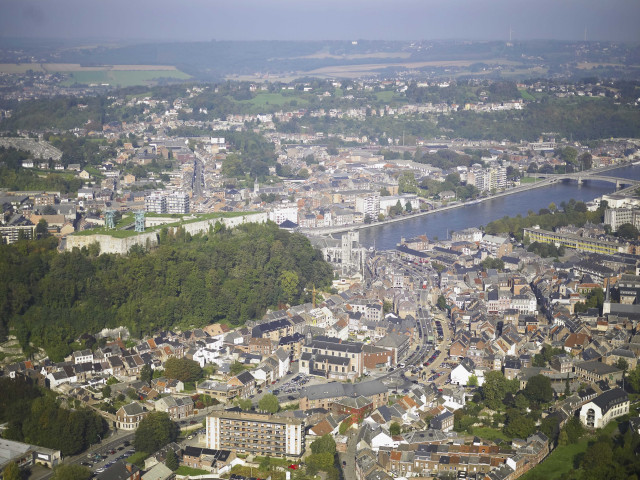 Huy. Vues aériennes.