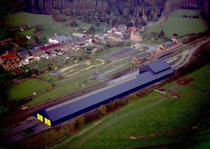 Treignes. Installations du train des Trois Vallées.