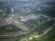 Namur. Flawinne. Rive gauche de la Sambre. Entreprises.