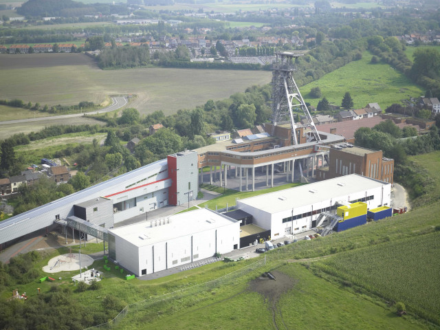 Frameries. Parc d'activités scientifiques. Vues aériennes.
