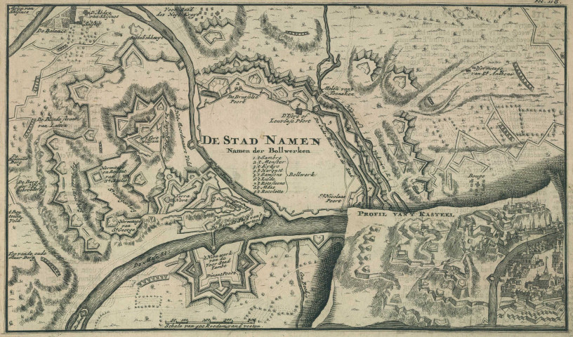 De Stad Namen
Namen der Bollwerken