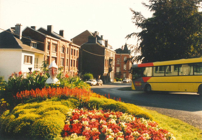 Stavelot. Rond-point 'Blanc-Moussy'.