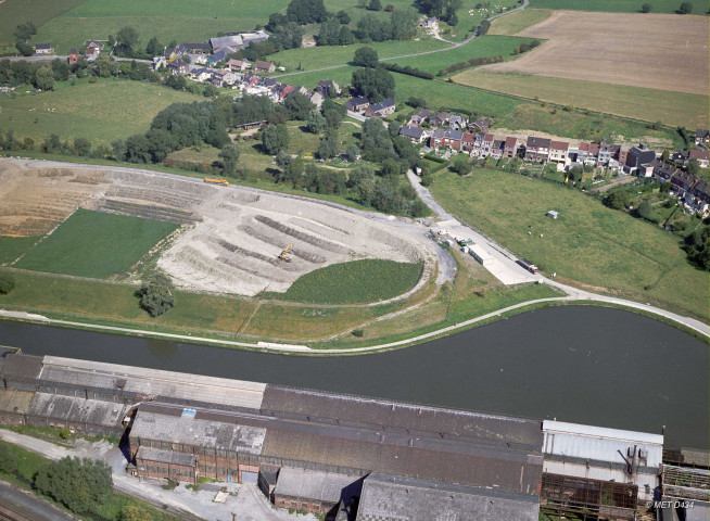 Tubize. Clabecq. Vraimont. CRPD. Stockage des boues de dragage.
