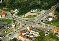 Braine l'Alleud. Futur giratoire des chaussées d'Alsemberg, Tubize et Bara.