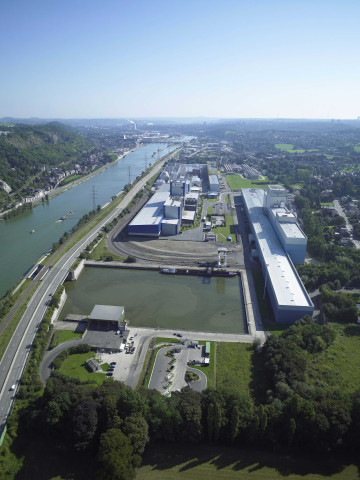Flémalle. Ivoz-Ramet. Port autonome de Liège. Vues aériennes.