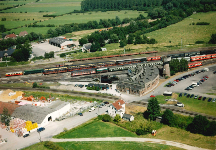 Mariembourg. Train à vapeur.