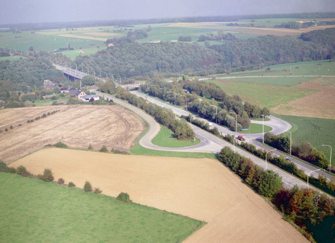 RN5 et pont Saint-Lambert.