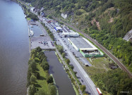 Huy. Tihange. Port de plaisance de Corphalie.