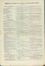 Supplément à La Revue de Namur du 26 octobre 1857 appelant à voter pour les candidats de l'Association libérale de Namur.