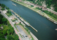 Andenne. Maizeret. Vues aériennes de la Meuse (rive droite).