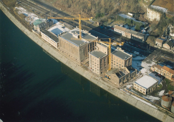 Namur. Travaux aux moulins de Beez.