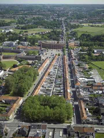 Boussu. Hornu. Vues aériennes.