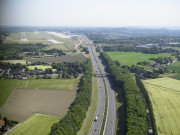 Grâce-Hollogne. Aéroport de Bierset. Vues aériennes.