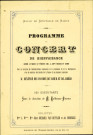 Programme du concert de bienfaisance donné, à Namur, le 22 février 1881, au bénéfice des inondés de Namur et de Jambes.
