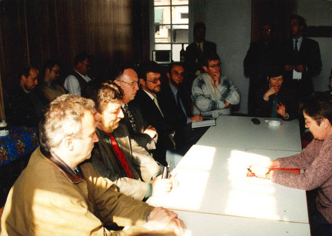 Dinant. Anseremme. Rencontre avec le comité de quartier des Rivages.