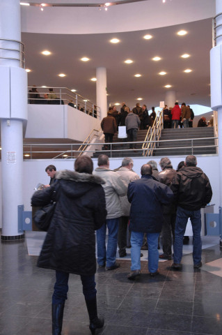 Charleroi. Dampremy. Journée sur les ouvrages d'art au CEME.