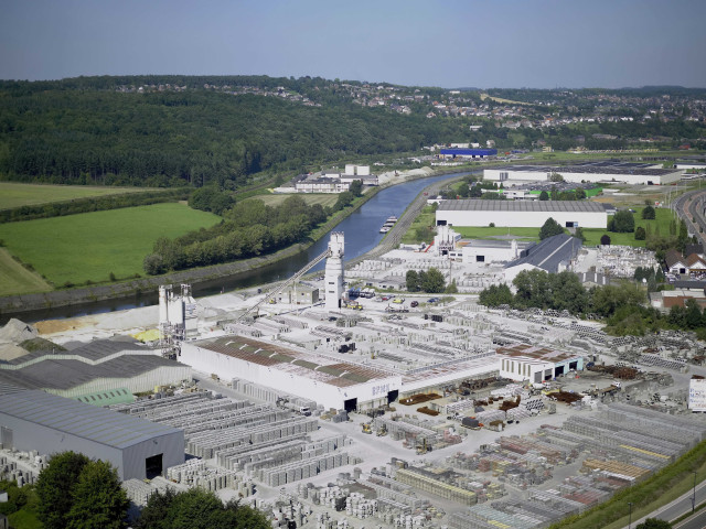 Floreffe. Basse-Sambre. Vues aériennes.