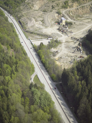 Tenneville. N4, N89, N843 et N889. Echangeur de Champlon.