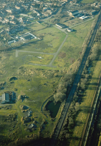 Mons. Jemappes. Futur centre de regroupement de produits de dragage.