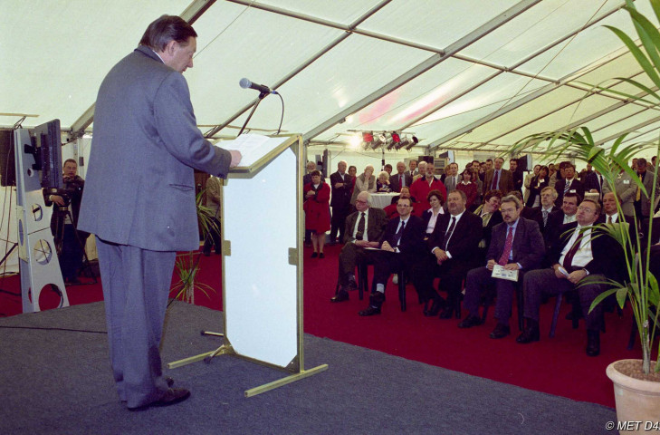 Châtelet. Charleroi Dry Port. Inauguration de la plateforme multimodale Charleroi-Châtelet.