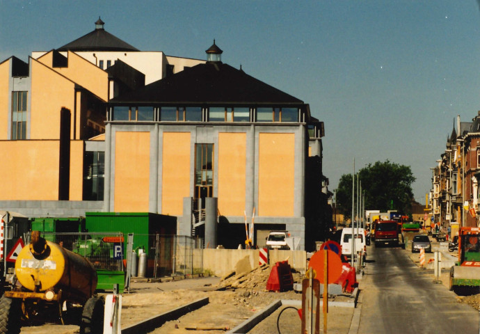 Namur. Chantiers. Aménagements du Boulevard du Nord.