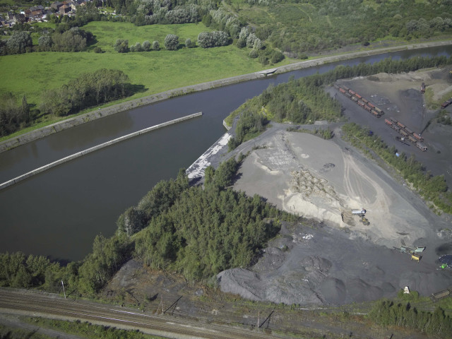 Sambreville. Auvelais. Vues aériennes.