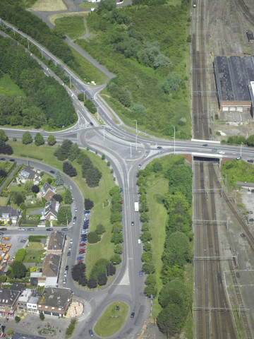 Saint-Ghislain. Vues aériennes.
