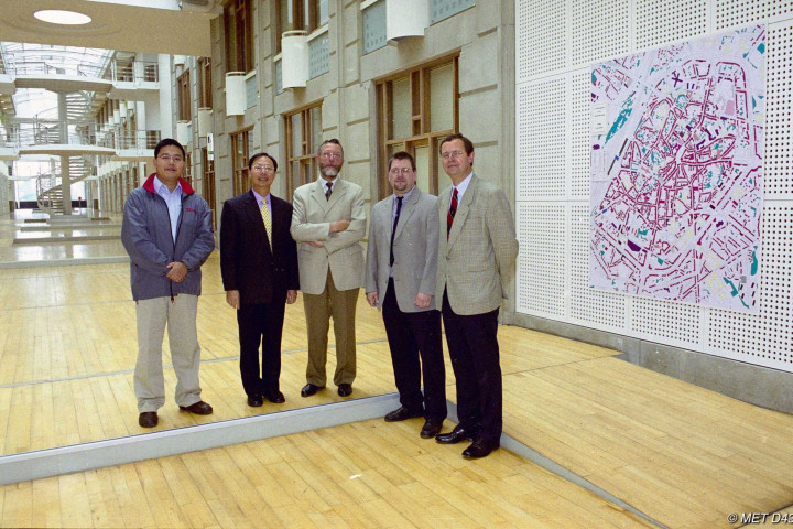 Namur. CAMET. Auditorium "Vifquin". Visite d'une délégation chinoise. WACORS.