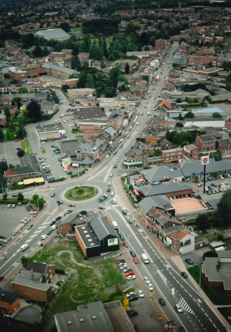 Fléron. Magnée. RN3-621-673. Giratoire du carrefour de la clé.