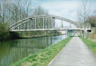 Merbes-le-Château. Etat des lieux du pont avant reconstruction.